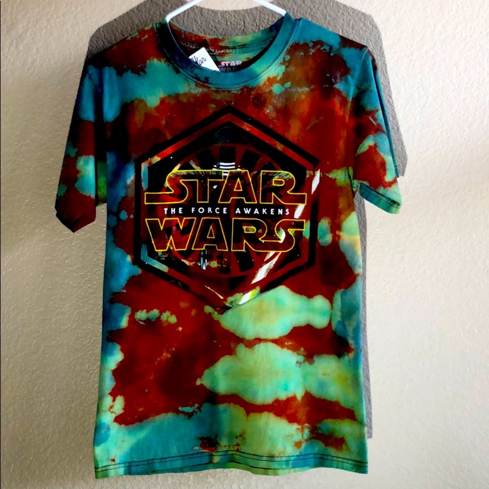 Hand dyed star wars shirt